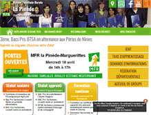 Tablet Screenshot of mfr-marguerittes.com